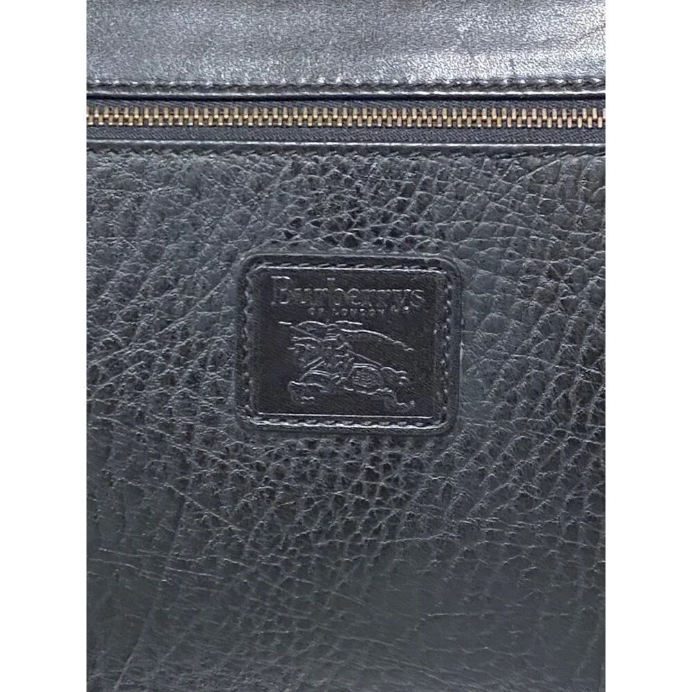 Vintage Burberry Nova Check Shadow Horse Clutch Wristlet Bag